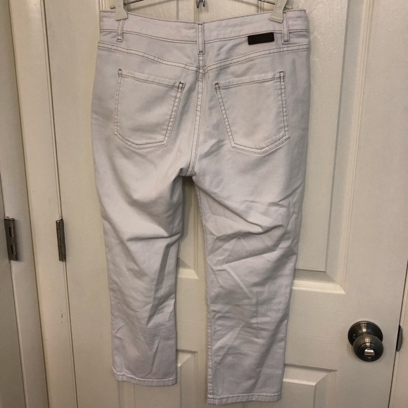 📣HP📣 Boden White Capri Jeans Size 6P - Picture 8 of 8